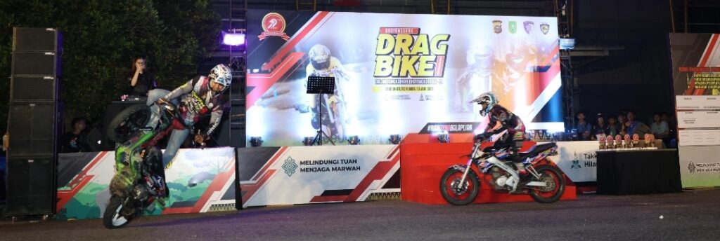 Polda Riau Gelar Bhayangkara Drag Bike 2025, Dukung Riau Zero Balap Liar
