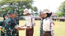 Kasdam XIX/TT Tutup Persami Korps Kadet Republik Indonesia di Yonarhanud 13/PBY