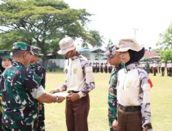 Kasdam XIX/TT Tutup Persami Korps Kadet Republik Indonesia di Yonarhanud 13/PBY