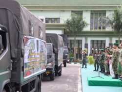 Kodam XIX/Tuanku Tambusai Kembali Salurkan Bantuan Kemanusiaan untuk Korban Banjir dan Longsor