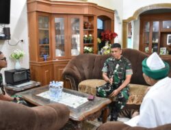 Danrem Temui Tuan Guru Syafri, TNI–Ulama Satukan Langkah Jaga Kedamaian Riau