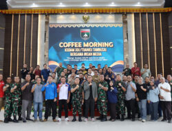 Perkuat Sinergi, Kodam XIX/Tuanku Tambusai Gelar Coffee Morning Bersama Insan Pers