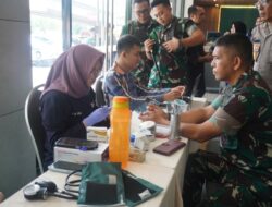 Danrem 031/Wira Bima Hadiri Donor Darah HUT ke-9 Evo Hotel Pekanbaru