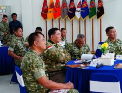 Danpuslatpur Polsan Situmorang Kawal Langsung Menhan Tinjau Kesiapan Tempur Yonif TP 892 di Lampung