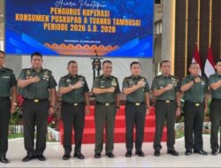 Kodam XIX/Tuanku Tambusai Tetapkan Pengurus Puskopad A Periode 2026–2028