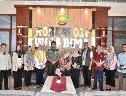 Silaturahmi Anggota KPU dan Bawaslu Kota Pekanbaru dengan Danrem 031/WB Brigjen TNI Dr. Agustatius Sitepu S.Sos.,M.Si.,M.Han di Makorem 031/WB