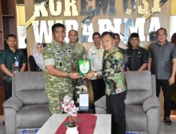 Bupati Kabupaten Kepulauan Meranti H. Asmar Perkuat Sinergi dengan TNI, Kunjungi Danrem 031/Wira Bima