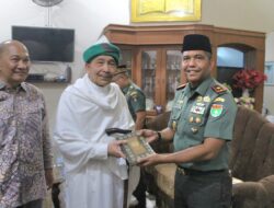 Perkuat Sinergi TNI dan Ulama, Danrem 031/WB Kunjungi Tuan Guru H.M Syafri Sinulingga 