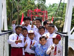 Senyum Bahagia Anak Desa Ringin–Belimbing, Dampak Hadirnya Jembatan Perintis Garuda