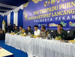 Kodam XIX/ Tuanku Tambusai Siagakan 2.300 Personel,Pangdam Bersama Kapolda Pantau Malam Takbiran