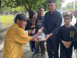 Ramadhan Penuh Cinta, Danrem 031/WB Brigjen TNI Dr Agustatius Sitepu, S.Sos.,M.Si.,M.Han Berbagi Suka Cita Lewat Takjil