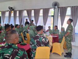 Pangdam XIX/Tuanku Tambusai Kunjungi Kompi B Yonif 132/Bima Sakti di Kabupaten Indragiri Hulu