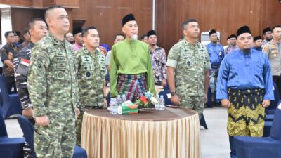 Danrem 031/WB Brigjen TNI Dr. Agustatius Sitepu, S.Sos.,M.Si.,M.Han Hadiri Momen Silaturahmi Penuh Keakraban Pangdam XIX/TT dan Pemkot Dumai