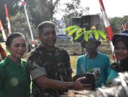 Peringatan HUT Persit KCK ke-80, Danrem 031/WB Dampingi Pangdam XIX/ TT Laksanakan Penanaman Mangrove di Bengkalis