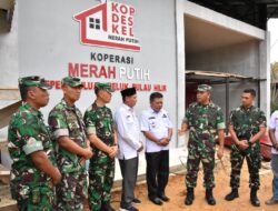 Danrem 031/WB Tinjau Pembangunan KDKMP di Rohil, Tekankan Penyelesaian Tepat Waktu Sesuai Rencana