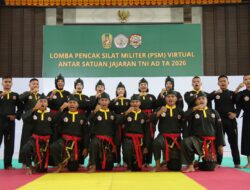 Atlet PSM Kodam XIX Tuanku Tambusai Ikuti Lomba Pencak Silat Militer Virtual TNI AD TA 2026
