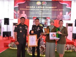 Danrem 031/WB Hadiri Acara Lepas Sambut Danyonif 132/BS, Momentum Estafet Kepemimpinan dalam Memperkuat Soliditas, Profesionalisme, dan Pengabdian Prajurit
