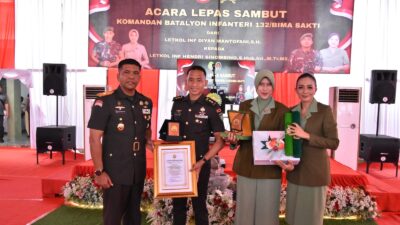 Danrem 031/WB Hadiri Acara Lepas Sambut Danyonif 132/BS, Momentum Estafet Kepemimpinan dalam Memperkuat Soliditas, Profesionalisme, dan Pengabdian Prajurit
