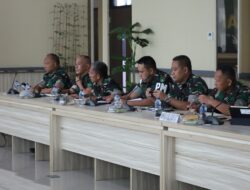 Kodam XIX Tuanku Tambusai Matangkan Peresmian Kodam XXV/SMRS, Kasdam Pimpin Rapat Persiapan