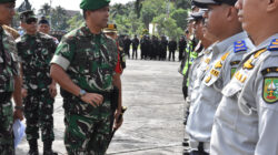 Danrem 031/WB Pimpin Apel Gelar Pasukan Jelang Kunjungan Ibu Wakil Presiden RI dan Ibu Seruni Kabinet Merah Putih di Riau