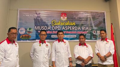 Musda I ASPERDA Riau Berlangsung Sukses, Eko Erwanto Raih Dukungan Bulat