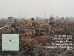 Kodam XIX/Tuanku Tambusai Perkuat Penanganan Karhutla di Kampung Pulau Inhu