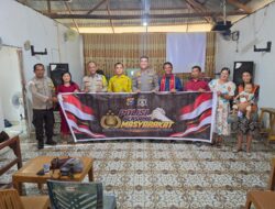 Polsek Langgam Gelar Minggu Kasih, Kapolsek Tekankan Toleransi dan Kamtibmas
