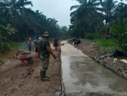 Pacu Pembangunan di Daerah Tertinggal, TMMD ke-130 Kodim 0314/Inhil Sasar Infrastruktur Dasar Masyarakat