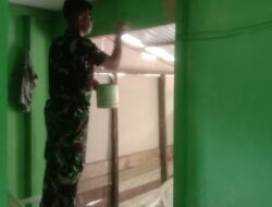 Demi Rumah Layak Bagi Warga Keritang, Kodim 0314/Inhil Tancap Gas Pembangunan RTLH Meski Diguyur Hujan