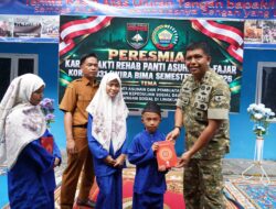 Wujud Nyata Kepedulian TNI, Danrem 031/WB Resmikan Karya Bakti Rehabilitasi Panti Asuhan Al-Fajar Rumbai