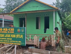 TMMD ke-130 Kodim 0314/Inhil Berikan Hunian Layak untuk Warga